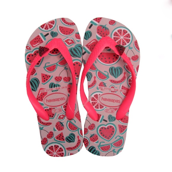 Havaianas Other - Havaianas pink watermelon flip flop thong sandals
